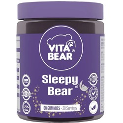 Vita bear Sleepy Bear 60 gummy,Витамин, регулирующий сон 4 отзыва 1 видео 1 вопрос