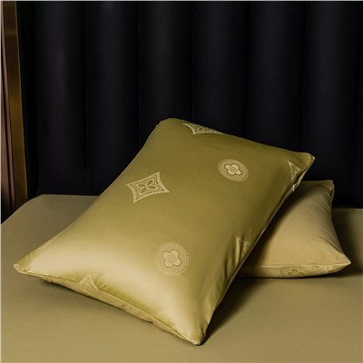 Комплект постельного белья Сатин Жаккард на резинке GCR010