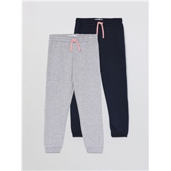 PACK OF 2 PAIRS OF BASIC TRACKSUITS BOTTOMS