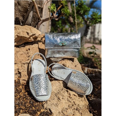 AB.Zapatos · 504-8 Guepardo plata+PELLE-007-17 plata АКЦИЯ