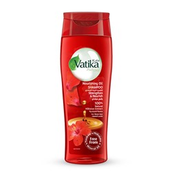 DABUR VATIKA Naturals Shampoo Nourishing Oil Hibiscus Шампунь для волос против ломкости волос с маслом гибискуса 425мл