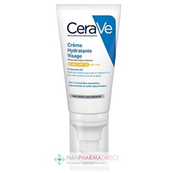 Cerave Crème Hydratante Visage SPF30 - Peaux Normales à Sèches 52ml
