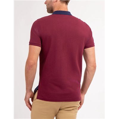 COLORBLOCK PIQUE SASH POLO SHIRT