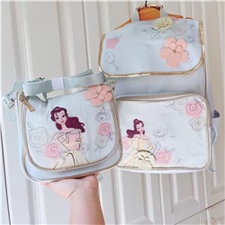 Школьный ранец и сумка для ланчбокса Принцесса Белль. Disney