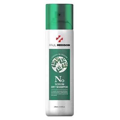 PAUL MEDISON Signature No Sebum Dry Shampoo Green Blossom Сухой шампунь для волос с ароматом зелёных цветов 211мл