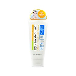 Очищающая пенка для чувствительной кожи с натуральными экстрактами и гиалуроновой кислотой Hada Labo 100 мл / Hada Labo Mild & Sensitive Skin Face Wash 100 ml