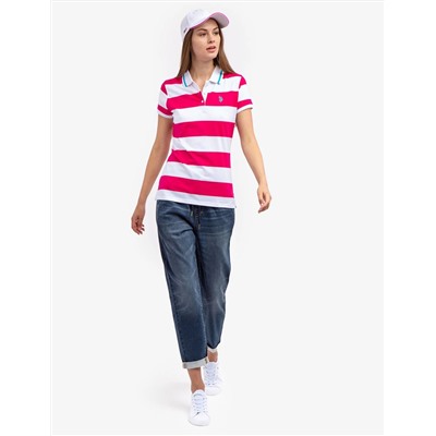 RUGBY STRIPE POLO SHIRT