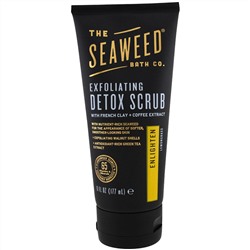 Seaweed Bath Co., Отшелушивающий скраб для выведения токсинов, осветляющий, лемонграсс, 6 жидких унций (177 мл)