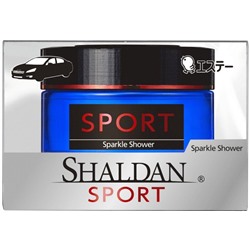 SHALDAN SPORT For Car  Ароматизатор автомобильный  с ароматом свежести душа Sparkle shower (гелевый), 40гр