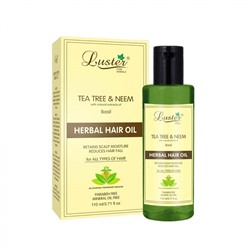 LUSTER Tea Tree &amp; Neem Herbal Hair Oil Увлажняющее масло для волос с чайным деревом и нимом 110мл