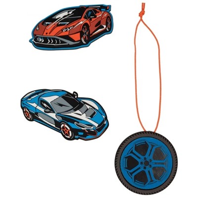 DerDieDas Wechselbuttons Set 3tlg Supercar