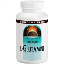 Source Naturals, L-глутамин, 500 мг, 100 таблеток