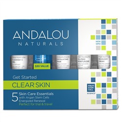 Andalou Naturals, Get Started Clarifying, Основы ухода за кожей Набор из 5 штук