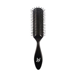 [LEI] Расчёска для волос пластиковая МАССАЖНАЯ серия 020 чёрная, 1 шт