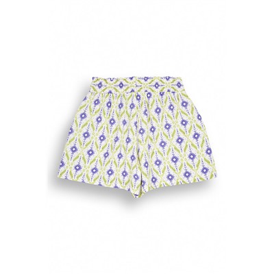 Short estampado geométrico ikat