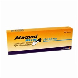 ATACAND PLUS 16 mg/12.5 mg 28 tablet (название лекарства на русском / аналоги Атаканд плюс)