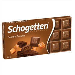 Schogetten шоколадно-карамельный брауни 100г