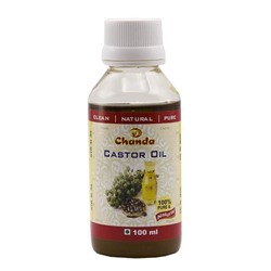 CHANDA Castor Oil Масло касторовое для наружного и внутреннего применения 100мл