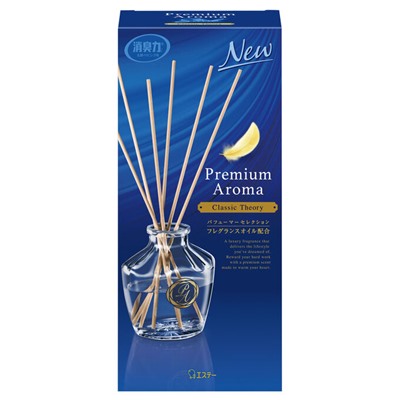 Premium Aroma Ароматизатор жидкий для комнаты наполнитель +палочки с ароматом бергамота, розы, пачули  50 мл