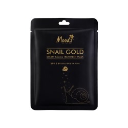 Маска для лица Moods Snail Gold Starry 38 мл / Moods Snail Gold Starry Facial Treatment Mask 38 ml