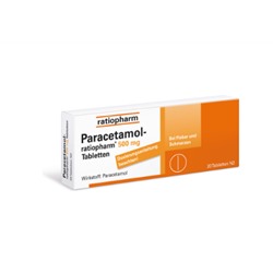 Paracetamol ratiopharm 500 mg - 20 St.