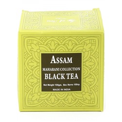 BHARAT BAZAAR Assam Maharani Collection Black Чай Ассам Махарани черный крупный лист 100г