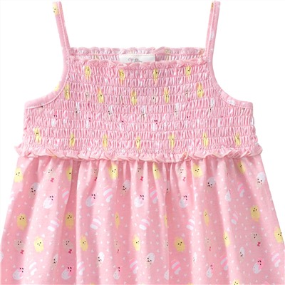 Baby Kleid mit gesmoktem Oberteil