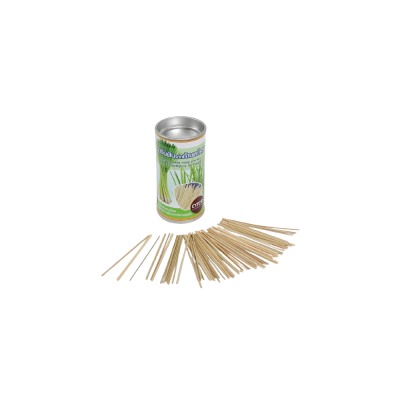Натуральные палочки для чистки зубов из лемонграсса (мини тубус) / Lemongrass toothpick for health (tube)