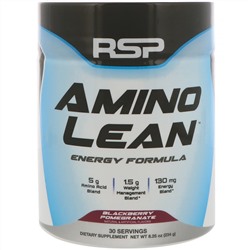 RSP Nutrition, LLC, Amino Lean Energy Formula, Blackberry Pomegranate, 8.25 oz (234 g)