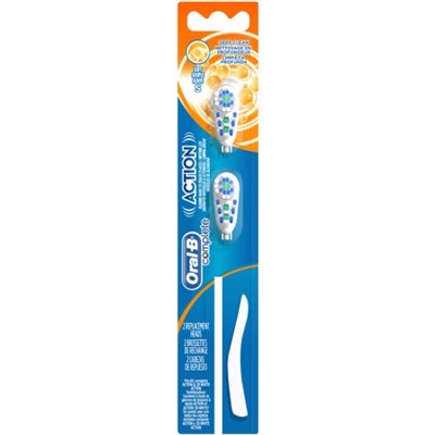 Oral-B Complete Replacement Heads Toothbrush, 2 count