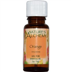 Nature's Alchemy, Апельсин, эфирное масло, 0,5 унции (15 мл)