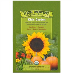 High Mowing Organic Seeds, Детский сад, Коллекция органических семян, В ассортименте, 5 пакетов