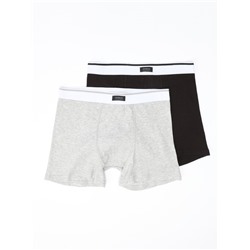 2-PACK OF RIBBED BOXERS