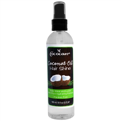 Cococare, Кокосовое масло для сияющих волос, 6 жидк. унц. (180 мл)