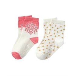 Sparkle Snowflake Socks 2-Pack