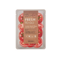 TONYMOLY FRESH TO GO Tomato Mask Sheet Освежающая тканевая маска для лица с экстрактом томата 20г