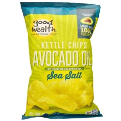 Good Health Natural Foods, Чипсы Kettle, масло авокадо, морская соль, 5 унции (141,7 г)