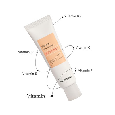 Солнцезащитный крем с витаминами Mamonde Vitamin Sun Cream SPF50+ PA++++ 50 мл