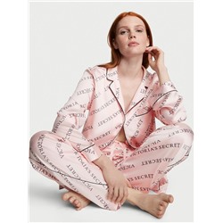 VICTORIA'S SECRET Satin Long Pajama Set