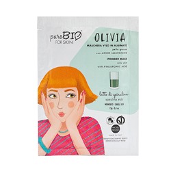 Альгинатная маска "Olivia, спирулина молоко" для жирной кожи