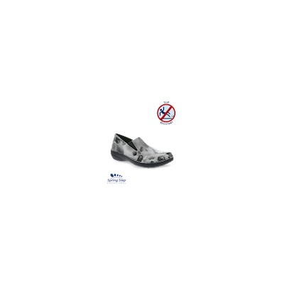 Spring Step Women's Professional Ferrara Shoe Grey Floral Patent