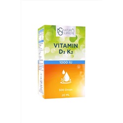 Natures Supreme Vitamin D3 K2 20 ml Damla 16743