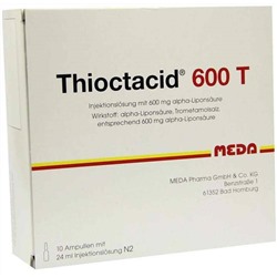 THIOCTACID 600 mg ампулы тиоктацид