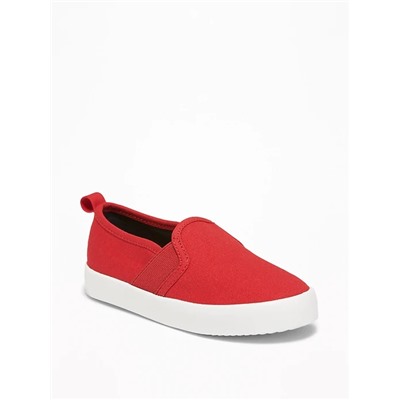 Canvas Slip-Ons for Toddler Boys