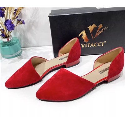 Бархатные женские туфли Vitacc*i. Экспорт