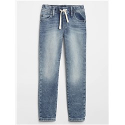 Kids Pull-On Slim Jeans with Washwell