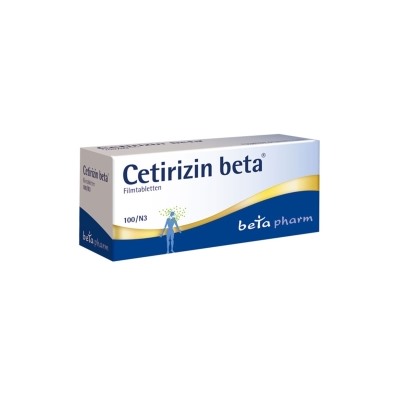 Цетиризин бета таблетки, покрытые оболочкой  100 штук