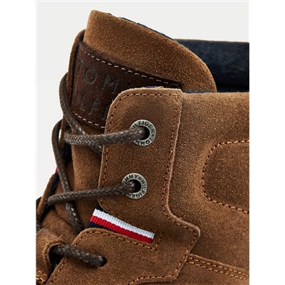 TOMMY HILFIGER PADDED SUEDE BOOT