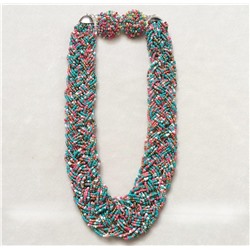 Разноцветные европейские и американские ожерелья с громкими именами, женские ювелирные аксессуары в корейском стиле, цепочки для свитеров, преувеличенные ожерелья в богемном этническом стиле