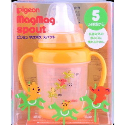 PIGEON Чашка поильник MAGMAG c 5 мес полипропилен 200мл